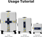 Luggage Straps for Suitcases, Adjustable Luggage Elastic Belt, Travel - Image 3