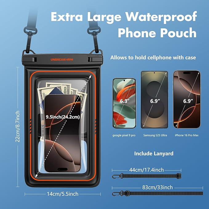 UNBREAKcable IPX8 Phone Case Dry Bag - Image 2