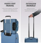 Verage Under Seat Luggage with Wheels, Softside Small Suitcase Spinner Carry On - Image 5