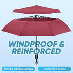 PTEROMY Windproof Compact Travel Umbrellas - Image 2