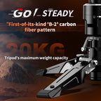 COMAN One-Click Lifting Carbon Fiber Monopod, 69‘’ Camera Monopod - Image 9