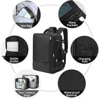 Hanples Travel Backpack for Women Men, Large Carry On Person Item Luggage - Image 7