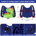 Accmor Toddler Harness Leash, Cute Dinosaur Kids Harness Children Leash - Image 2