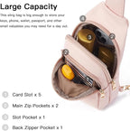 Telena Small Sling Bag for Women Leather Crossbody Fanny Packs Chest Bag for - Image 4
