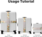 Luggage Straps for Suitcases, Adjustable Luggage Elastic Belt, Travel - Image 3