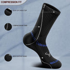 BULLIANT Compression Socks for Men 6Pairs, Athletic Crew Socks Cushioned For - Image 5