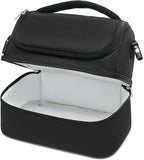 FlowFly Double Decker Cooler Insulated Lunch Bag Large Tote - Image 8