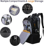 Laptop Backpack Fits 17 Inch Computer, Bussiness Travel Backpack - Image 3