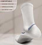 BULLIANT Compression Socks for Men 6Pairs, Athletic Crew Socks Cushioned For - Image 2