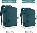 coowoz Large Travel Backpack For Women Men, Carry On Flight Approved, Hiking - Image 2