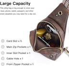 Telena Small Sling Bag for Women Leather Crossbody Fanny Packs Chest Bag for - Image 3