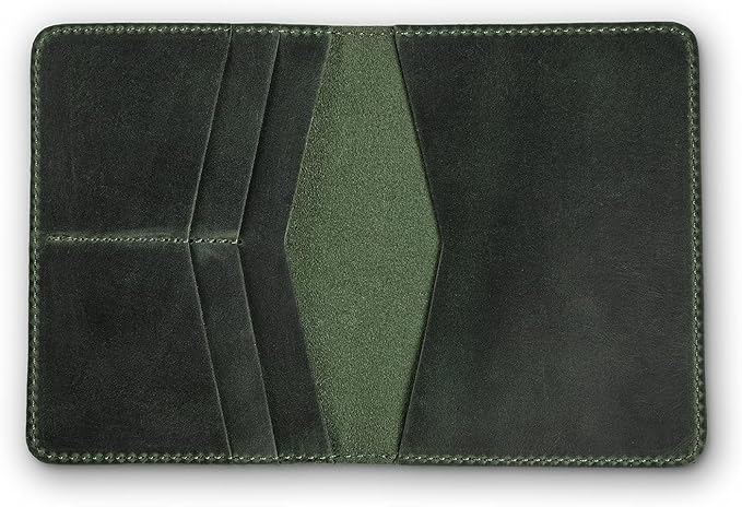 PEGAI Standard Full Grain Crazy Horse Leather Passport Holder | Custom Travel by PEGAI
