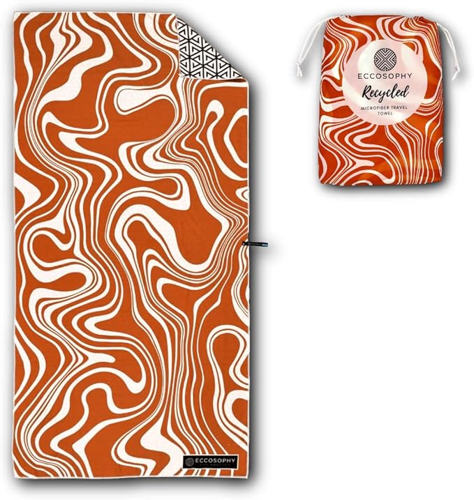 ECCOSOPHY Microfiber Beach Towel by ECCOSOPHY