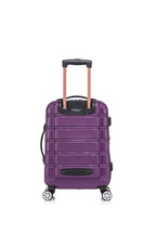 Melbourne Hardside 2 Piece Expandable Spinner Wheel Luggage Set (Purple / 2 Piece (20"/14" Tote))