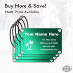 Personalized Luggage Tags: Custom Metal Luggage Tags - Image 2