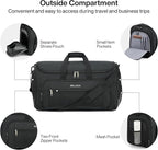 MILADA Convertible 2-in-1 Garment Duffel Weekender Bag Carry On Garment Bags - Image 4