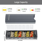 Metal Weekly Pill Organizer, Serfeymi Aluminum Daily Pill Box, 7 Day Pill Case - Image 6