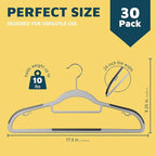Lifemaster Plastic Clothes Hanger Set - Image 2