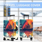 Luggage Cover Washable Suitcase Protector Anti-Scratch, Stretchable Fit - Image 6