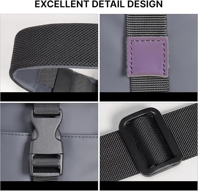 Crossbody Messenger Bag for Women Men Travel Backpack Convertibale Sling Bag - Image 7
