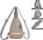 Crossbody Sling Bag for Women Men Anti Theft Cross Body Fanny Pack Belt Bag - Image 5