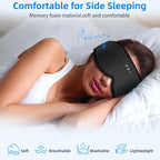 Sleeping Eye Mask with Headphones, Wireless Bluetooth 5.4 Sleep Mask - Image 6