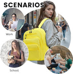 Lanola Basic Multi-Pocket Multipurpose Backpack Classical Water Resistant - Image 7