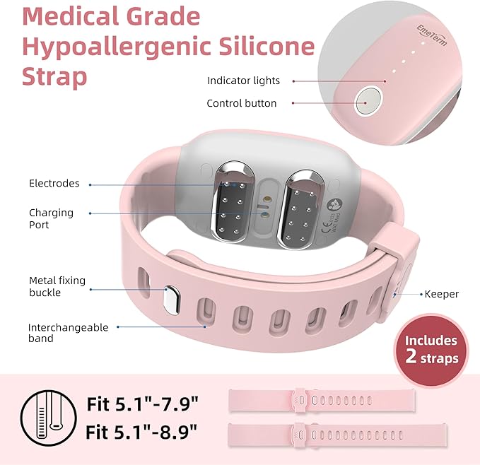 EmeTerm Fashion FDA-Cleared Relieve Nausea Electrode Stimulator Morning - Image 6