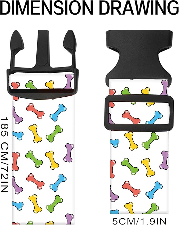 Luggage Straps for Suitcases, Adjustable Travel Belt, Durable Wide Luggage Strap - Image 6