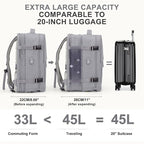 coowoz Large Travel Backpack For Women Men, Carry On Backpack, Hiking Backpack - Image 4