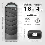 Sleeping Bags for Adults Cold Weather, Waterproof, Lightweight Sleeping Bag for - Image 2