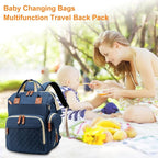Diaper Bag, Backpack with Changing Station, Waterproof Baby Bag - Image 6