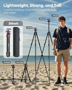68" Lightweight Travel Camera Tripod - Image 6
