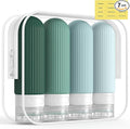 ME.FAN Travel Bottles for Toiletries, TSA Approved 3oz Silicone Journey Size by MEFAN