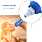 TRIWONDER TPU Soft Folding Water Bottles BPA-Free Collapsible Flask - Image 3
