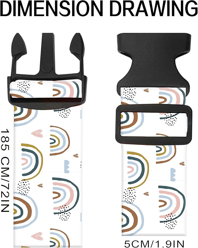 Luggage Straps for Suitcases, Adjustable Travel Belt, Durable Wide Luggage Strap - Image 6