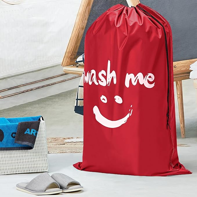 HOMEST 2 Pack XL Wash Me Travel Laundry Bag, Dirty Garments Organizer, Large - Image 6