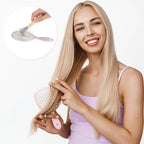 Hair Brush Cleaner, Portable and Mini Hairbrush Cleaner Tool Metal Wire Rake and Ergonomic Wooden Handle Comb Cleaning Brush for Removing Hair Dust Home and Salon Use