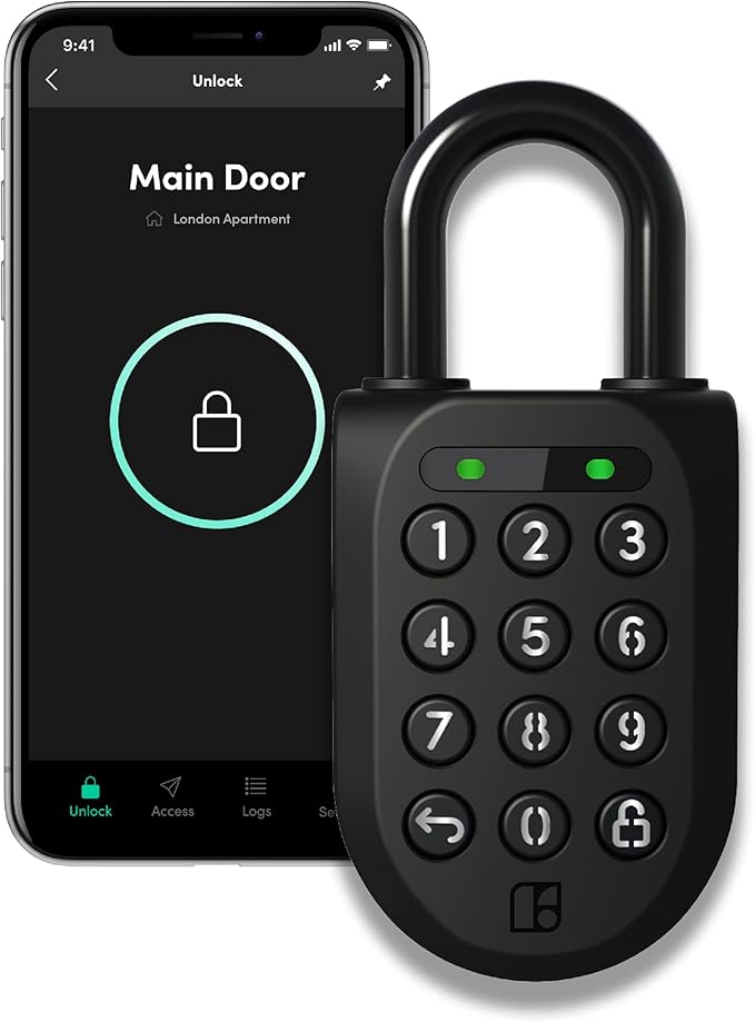 igloohome New Smart Padlock 2, The Toughest Smart Padlock – Generate Access by igloohome