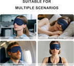 100% Mulberry Silk Sleep Mask, Ultra-Soft Light Blocking Eye Cover - Image 5