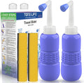 2PCS-Pack Portable Bidet for Toilet - 450ml Travel Bidet - 15oz Handheld by TONELIFE