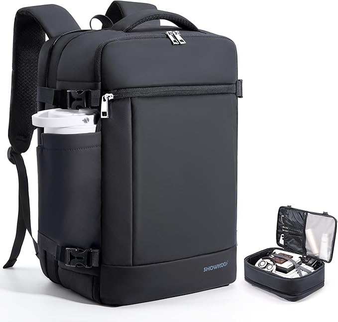 SHOWKOO Travel Backpack For Man Women, Airline Approved Carry On Laptop by SHOWKOO
