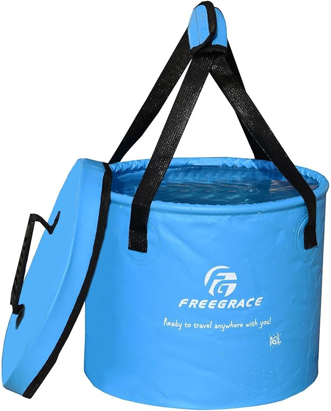 Premium Collapsible Bucket by Freegrace by Freegrace