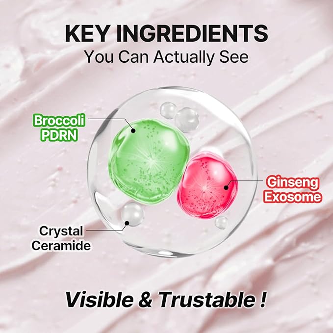 FROM ZERO EX-PDRN Glow-Lock Duo｜Capsule Serum and Velvet Cream｜Ginseng Exoxome, Broccoli PDRN, 3X Collagen, Crystal Ceramide｜Korean Glass Skin｜Gift for Girlfriend
