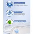 Hyaluronic Acid Capsule Cream, Hydrating Face Moisturizer Capsule Cream Long Lasting Nourishing & Firming, Korean Skincare for Deep Hydration and Skin Repair, Reduce Fine Lines and Wrinkles