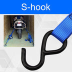XSTRAP STANDARD Ratchet Tie Down Straps 4 Pk 10 Ft- 300 Lbs Load Cap- 900 Lbs - Image 4
