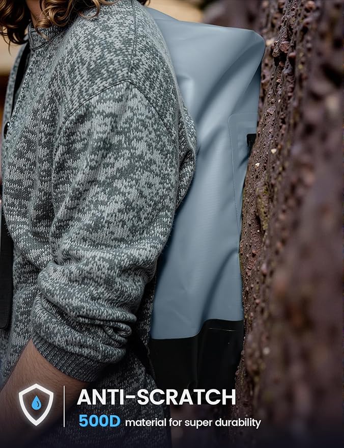 Lamicall Dry Bag Waterproof Backpack - 5L/10L/20L/30L/40L Roll Top Waterproof - Image 4