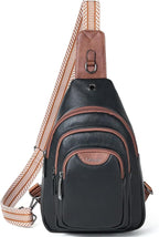 Crossbody Sling Bag for Women Men Anti Theft Cross Body Fanny Pack Belt Bag by Leresas