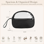 Clear Toiletry Bag, Travel Makeup Bag, Small Transparent Cosmetic Bag - Image 3