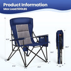 HIGH POINT SPORTS Oversized Camping Chairs - Image 2